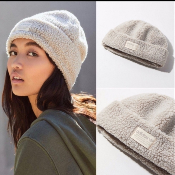 NWT Adidas Nova Off-White Beanie Hat main image 5